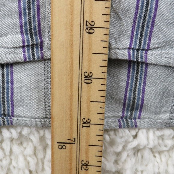 Dockers* Men's Short Sleeve Button Down Curved Hem Chest Pocket Shirt~Size Large - Picture 11 of 13